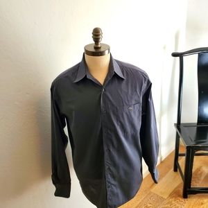 Large 42 size Grey Lacoste Button Up